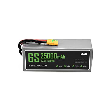 MAD 6S 25Ah Drone Solid State Lithium-ion Battery